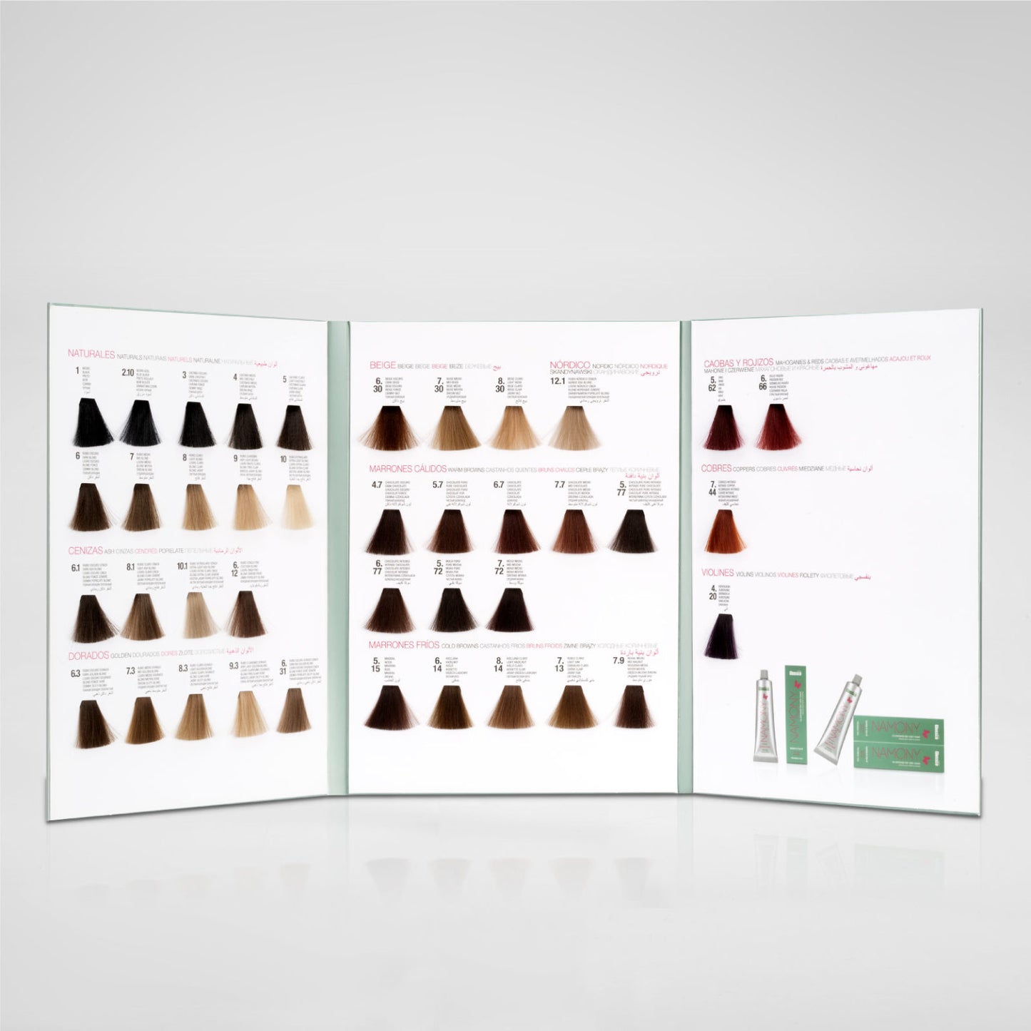 Coloración Permanente Namony 100 ml. Glossco Profesional