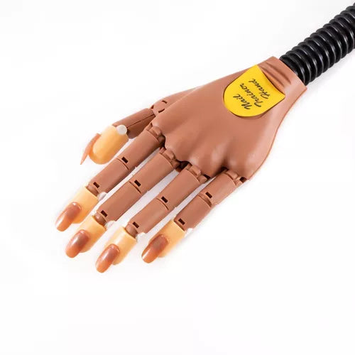 Mano De Practica Articulada Manicure +100 Uñas