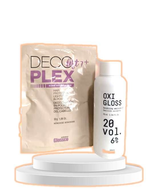 Deco Plex Lift 7 sobre 30g + Oxigloss 75 ml. KIT Glossco
