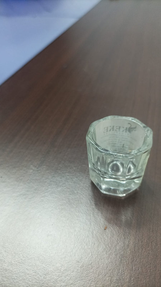 pocillo de vidrio para uñas