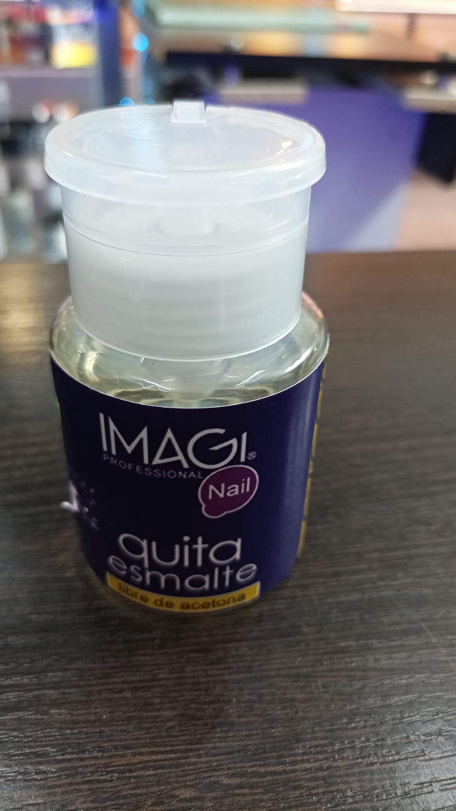 IMAGI NAIL Quitaesmalte libre de acetona 100ml.