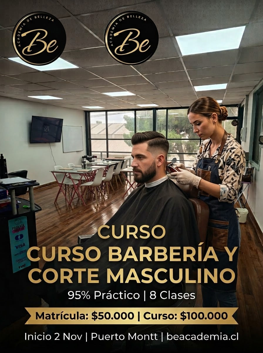 Barbería y Corte Masculino | Noviembre 2026 · Matrícula