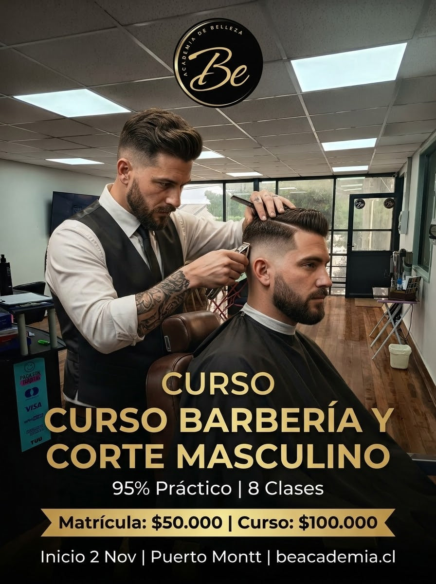 Barbería y Corte Masculino | Noviembre 2026 · Matrícula