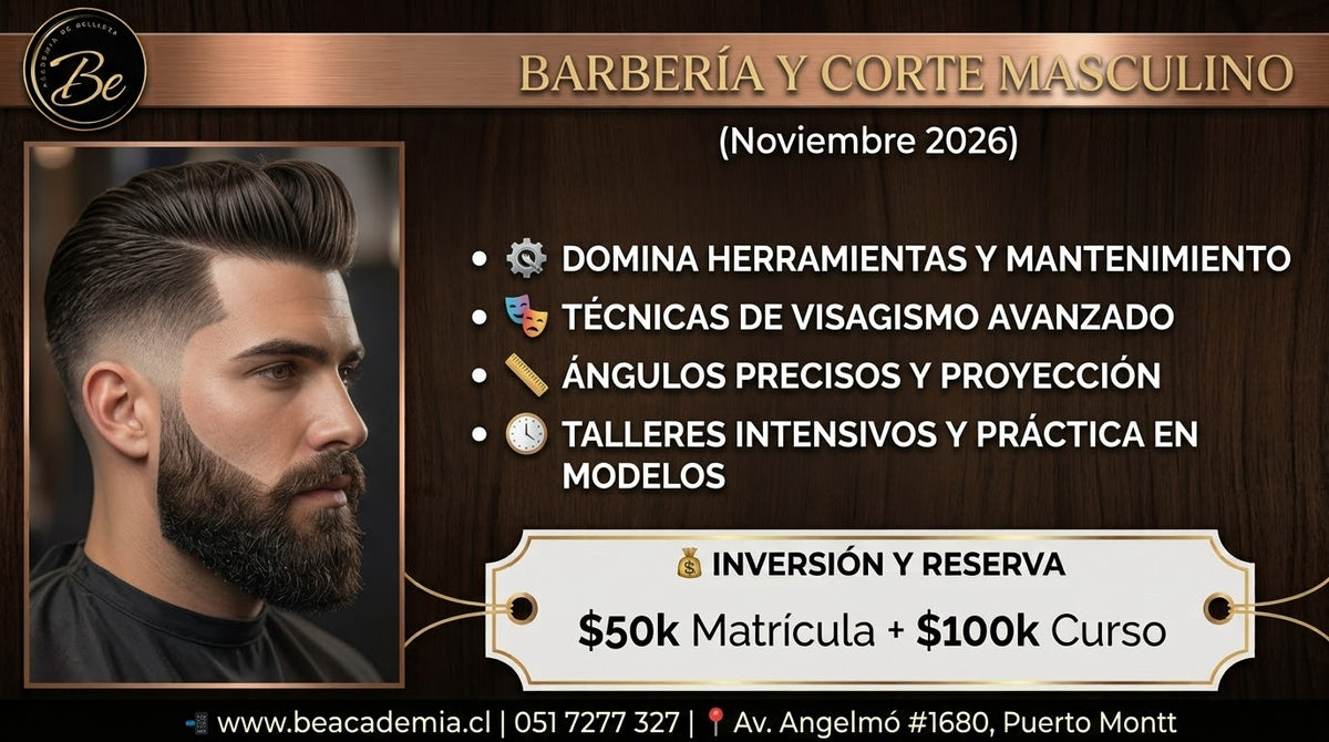Barbería y Corte Masculino | Noviembre 2026 · Matrícula