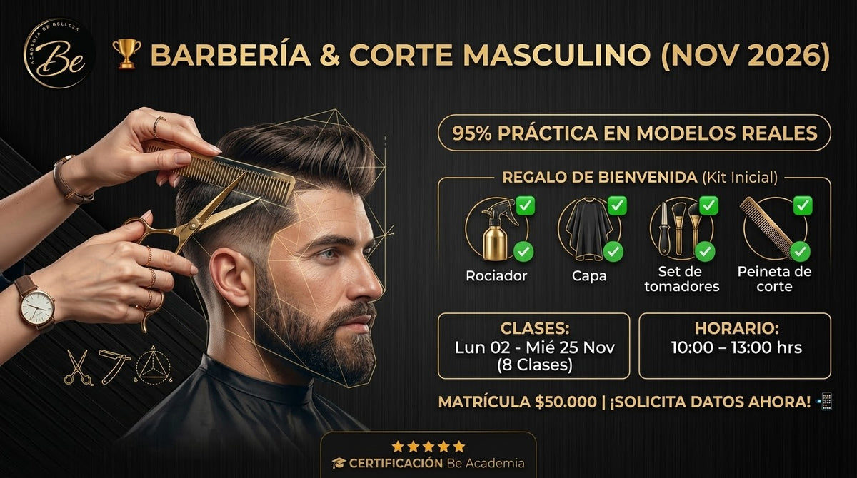 Barbería y Corte Masculino | Noviembre 2026 · Matrícula