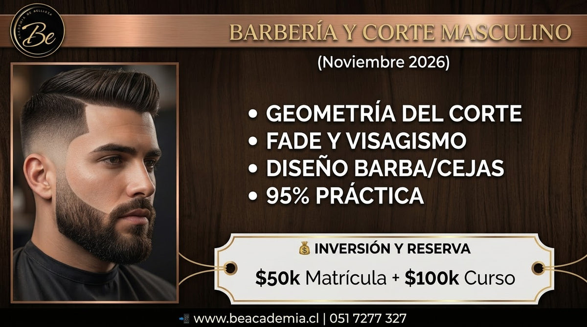 Barbería y Corte Masculino | Noviembre 2026 · Matrícula