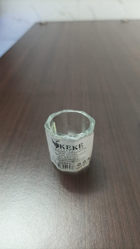 pocillo de vidrio para uñas