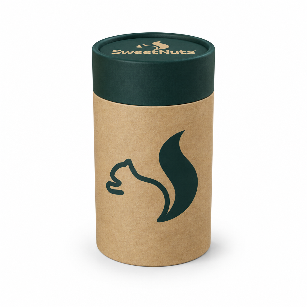Empaque SweeNuts con logo zorro