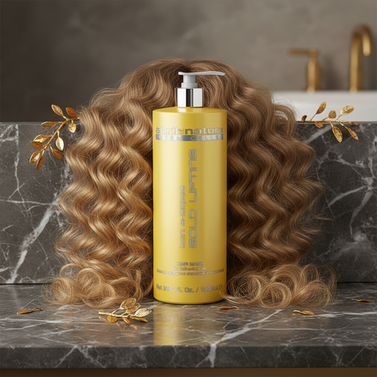 Lifestyle gold mask botella
